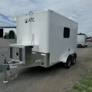 Fiber Optic Splicing 7 x 12 Enclosed Aluminum Cargo Trailer