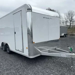 Road Cargo 7x14 Aluminum Enclosed Cargo Trailer – Ramp Door