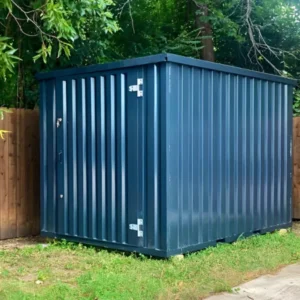 4m x 2.1m Powder Coated Flat Packed Store
